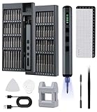 Hixava 72 in 1 Schraubendreher Elektrisch Set Mini Elektrisch Schraubendreher...