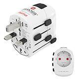 Hama Reiseadapter weltweit (Reiseadapter universal für mehr als 150 Länder,...