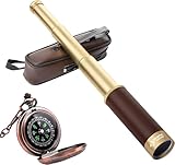 Laupha Retro Pirat Teleskop Monokular 25x30 Zoomable Vintage Kapitän Jack...