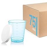 Tuuters 75 Medikamentenbecher, 30ml – bruchsicher, Schnapsbecher,...