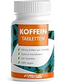 Koffeintabletten 365x - 200 mg Koffein pro Tablette - optimal hochdosiert -...