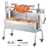 VEVOR Lammgrill, Spanferkelgrill, Spießbratengrill, 90 kg rollbarer...