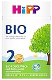 HiPP 2 Bio Folgemilch (4 x 600g), nach dem 6. Monat, mit Omega-3 (DHA, ALA),...