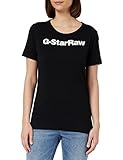 G-STAR RAW Damen GS Graphic Slim Top, Schwarz (dk black D23942-336-6484), M