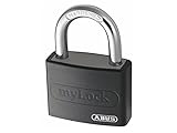 ABUS Vorhängeschloss T65AL/40 myLOCK - individuell beschreibbar - Spindschloss...