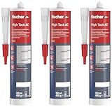 fischer High Tack AC Montageklebstoff im 3er Set, geruchsneutral &...