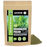 Alpi Nature Brennnessel Pulver BIO 250g, Brennnesselblätter getrocknet und...