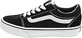 Vans Unisex Kinder Ward Sneaker Ward Trainers, (SUEDE/CANVAS) BLACK/WHITE, 39 EU