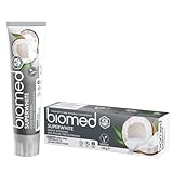 BIOMED Biomed Super White Fluorid freie Coconut Oil Toothpaste, 99 Prozent...