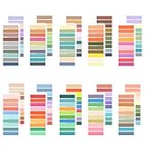 4000 Stück Seitenmarker Selbstklebend,20 Set Haftnotizen Tabs,Klebezettel...