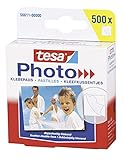 tesa Photo Klebepads - Beidseitig klebend zur Erstellung eines Fotobuches - 500...