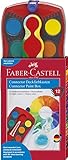 FABER-CASTELL 125030 - Farbkasten CONNECTOR mit 12 Farben, inklusive Deckweiß,...
