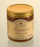 Heide-Honig, dunkel, cremig, aromatisch, heidetypisch kräftig