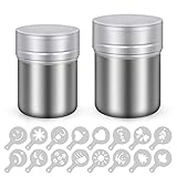 Heatigo Pack Edelstahl-Pulverstreuer, Schokoladenstreuer, Streuer, Bagger,...