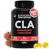 Bandini® CLA Konjugierte Linolsäure 3200 mg | 100% aus reinem Distelöl - Für...