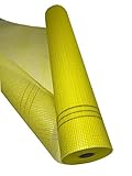 Armierungsgewebe 165g /m² 4x4 mm GELB 50m² Glasfasergewebe Gewebe Putzgewebe...