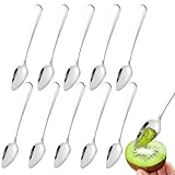 EXIN DEHCEN Kiwilöffel 10-teilig, Kiwi Löffel Spoon, Pampelmusenlöffel 16 cm,...