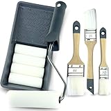 ORGAFLIX Profi Lackierwalze Set 10 tlg. - Malerset inkl. 5 Schaumstoffrolle...