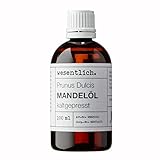 wesentlich. Mandelöl kaltgepresst 100ml | 100% reines Öl ohne Zusätze |...