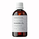 Mandelöl kaltgepresst 100ml - 100% reines Mandelöl (Prunus Dulcis) von...