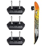 Rebanky 3 Stück Skateboard Wandhalterung Skateboard Halterung Wand Skateboard...