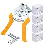Typ M Schweine Nagelringzange mit 2400 M Clips, Handwerkzeug...