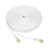 Nutabevr Cat 7 Ethernet Kabel, 10m Schnelle Geschwindigkeit 10Gbps LAN Kabel...