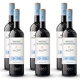 6 Flaschen Michel Schneider Cabernet Sauvignon, alkoholfreier Wein, sortenreines...