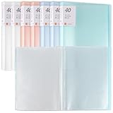 CYEER 8 Stück Sichtbuch A4 mit je 40 Klarsichthüllen – Präsentationsmappe...