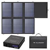 ALLPOWERS Solargenerator, S200 Tragbare Powerstation mit SP026 Solarpanel 60W,...