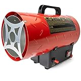 Grafner XL Gasheizgebläse 10 kW, mit Verbindungsschlauch, Druckminderer,...