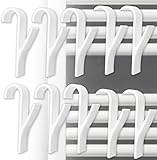 FlyWave Handtuchheizkörper 10 Stück, Weißer Hartplastik Heizkörper Haken,...