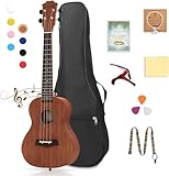 Dripex 23 Zoll Konzert Ukulele, Erwachsene Kinder Ukulele Set Vintage Kleine...
