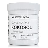 Kokosöl kaltgepresst 100g - reine Pflege für Haut und Haar - ohne Zusätze -...