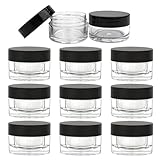 AEIOPRS 10 pcs 10ml Transparente Leer Döschen Cremedose Mini Dosen...