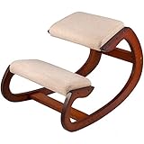 VEVOR Kniestuhl Ergonomisch Hocker Hickory Verstellbarer Hocker Kissen...