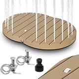 CCLIFE Gartendusche Aussendusche Bodendusche Outdoor, Außendusche Garten Dusche...