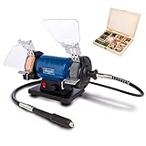 Scheppach Schleifmaschine HG35 Doppelschleifer | mit flexibler Welle und...