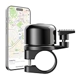 AirBell Pro - Fahrradklingel mit integriertem Tracker für Apple Find My...