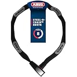 ABUS Kettenschloss Steel-O-Chain 8807K – Flexibles Fahrradschloss aus...