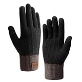 Homealexa Winterhandschuhe Touchscreen Handschuhe Strick Fingerhandschuhe Sport...