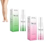 2 Pcs Enthaarungsspray Hair Off Spray Haarentfernung Skin Hormonelle...