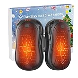FANDLISS Elektrischer Handwärmer, Tragbarer Wiederaufladbarer Handwärmer 2er...