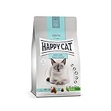 Happy Cat 70595 - Care Magen & Darm - Katzen-Trockenfutter mit Ente für...
