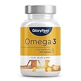 Omega 3 (400 Kapseln) - 1.000 mg Fischöl pro Kapsel mit EPA & DHA - Essentielle...