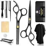 Bozhihong Friseurschere Set, 6.7 Zoll Professionelle Haarschere Set, Scharfe...