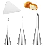 3 Spritztüllen Fülltülle Windbeutel 10 Spritztülle Füllen zum Backen...