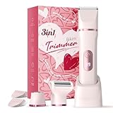 Rasierer Damen, 3-in-1 Intimrasierer für Frauen, für Körper & Intimbereich...