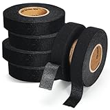 HXC 6 Stück Kabelbaum Klebeband 19mm*15m Stoffklebeband Schwarz Textilklebeband...