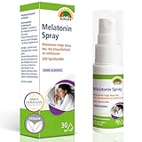 SUNLIFE Melatonin-Spray hochdosiert - 1 x 30 ml - Natürliches Einschlafspray...
